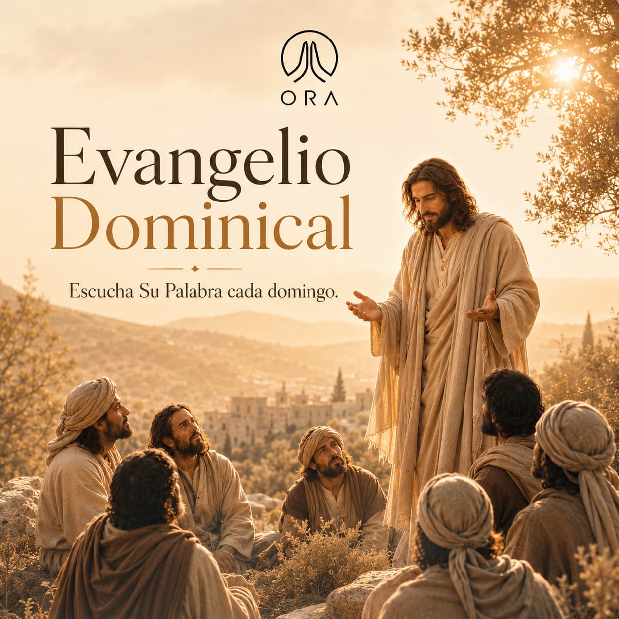 Evangelio diario o dominical en la app católica ORA Daily